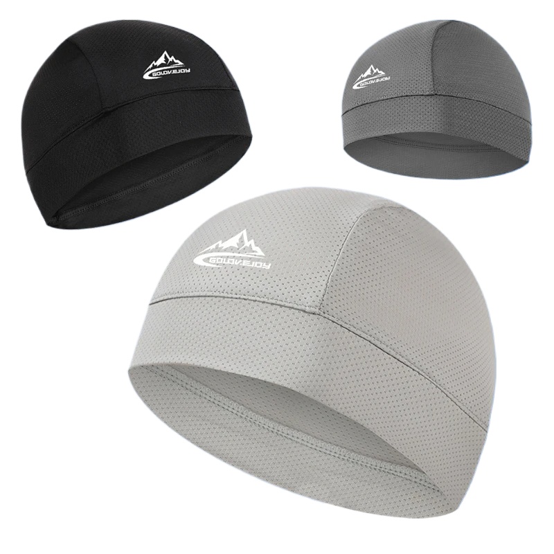Head Gear Running - หมวกคลุมศีรษะสำหรับผู้ชายและผู้หญิง ผ้าไหมน้ำแข็งบางเบา แห้งเร็ว เหมาะสำหรับฤดูร้อน ใช้สำหรับปั่นจักรยาน วิ่ง