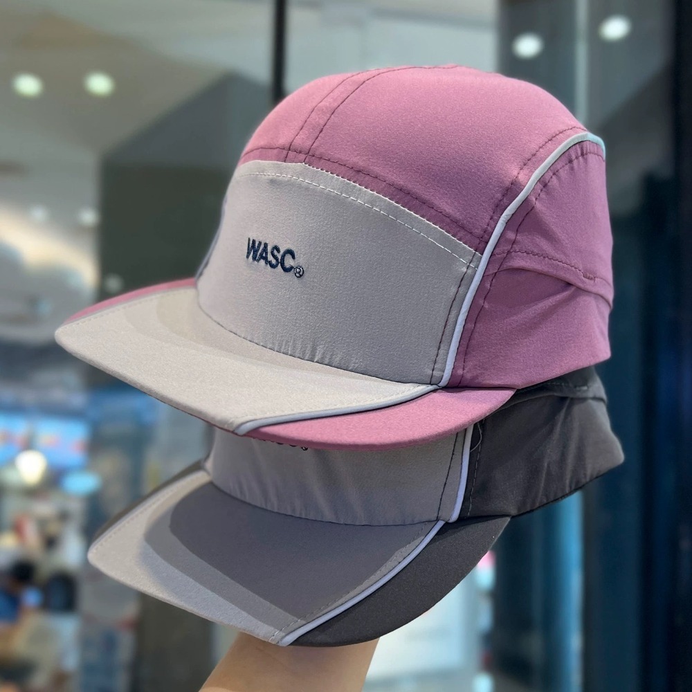 Running Cap Mesh - หมวกเบสบอล 5 แผง สำหรับผู้ชายและผู้หญิง แห้งเร็ว กันน้ำ