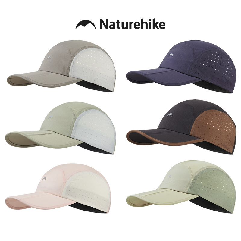 Running Cap Mesh - เนเจอร์ไฮค์หมวกเดินป่าฤดูร้อนบางระบายอากาศได้ดีตาข่ายหมวกเบสบอลสำหรับผู้ชายผู้หญิงกลางแจ้งตั้งแคมป์ตกปลาป้องกันแสงแดด