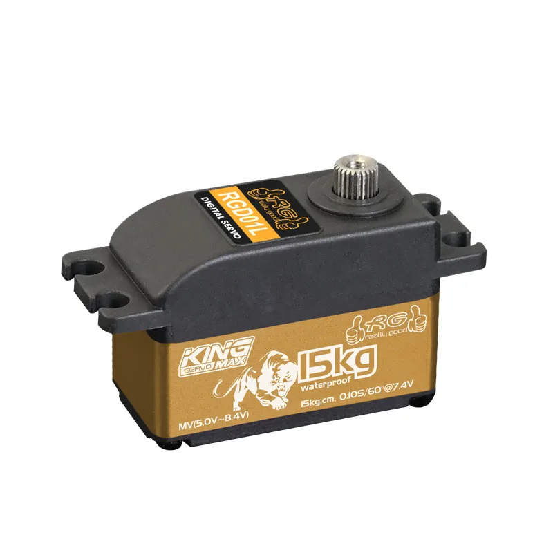 Running Gear Car - KINGMAX RGD01L 52กรัม15กิโลกรัม DC 7.4โวลต์0.10sec โลหะดิจิตอลเต็มรูปแบบกันน้ำ