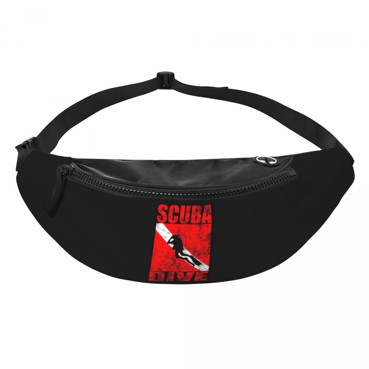 Running Gear Bag For Men - กระเป๋าคาดเอวสำหรับดำน้ำลึก แบบสะพายข้าง ปรับขนาดได้ สำหรับผู้ชายและผู้หญิง ใส่โทรศัพท์มือถือ เหมาะสำหรับการเดินทางและวิ่ง