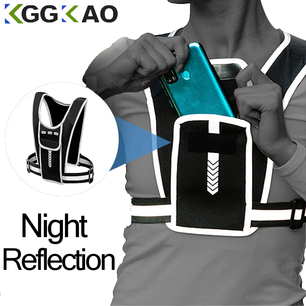 Running Gear Sale - เสื้อกั๊กใส่โทรศัพท์สำหรับผู้ชายและผู้หญิงกันน้ำกระเป๋าใส่กุญแจ & เสื้อกั๊กไฮเดรชั่นสะท้อนแสงอุปกรณ์ออกกำลังกายฟรี