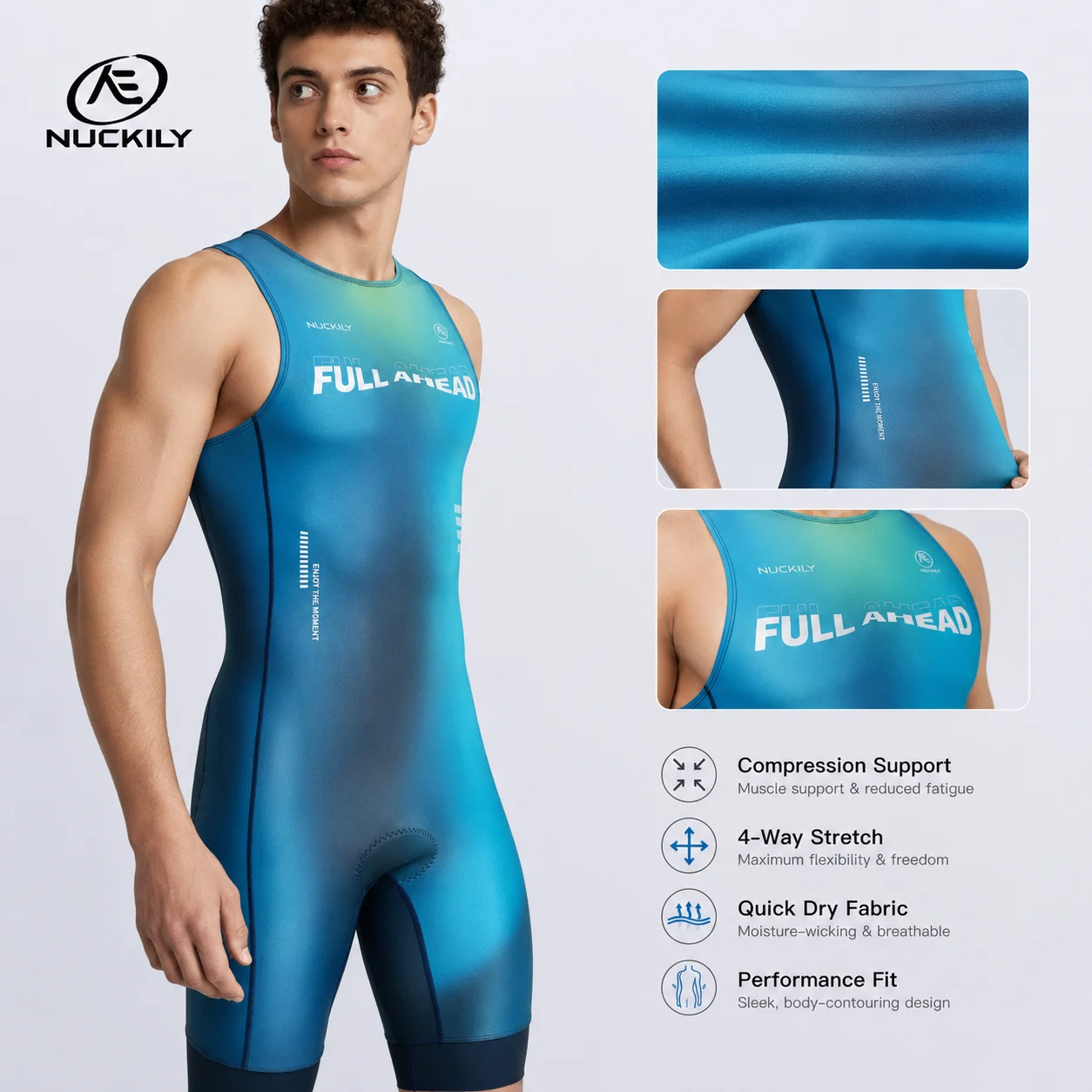 ชุดไตรกีฬา NUCKILY แบบไม่มีแขน - Running Gear Long Sleeve บทวิจารณ์และราคา