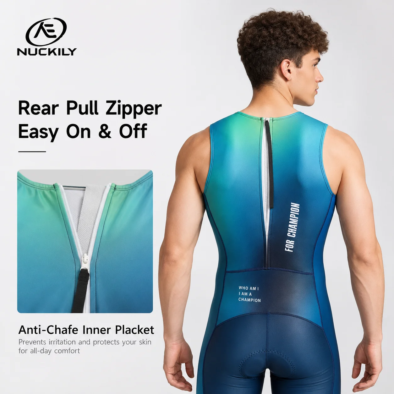 ชุดไตรกีฬา NUCKILY แบบไม่มีแขน - Running Gear Long Sleeve บทวิจารณ์และราคา