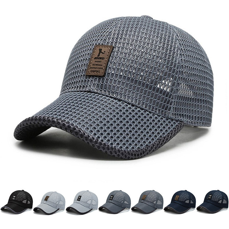 หมวกกันแดดตาข่ายระบายอากาศ แห้ - Running Cap Mesh บทวิจารณ์และราคา