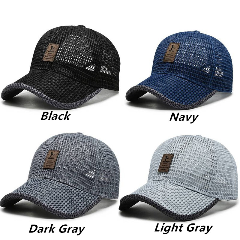 หมวกกันแดดตาข่ายระบายอากาศ แห้ - Running Cap Mesh บทวิจารณ์และราคา