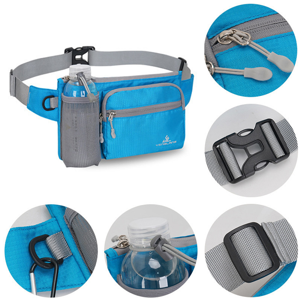 ขวดน้ำน้ำหนักเบาเข็มขัดวิ่งสำห - Running Gear Bag For Men บทวิจารณ์และราคา