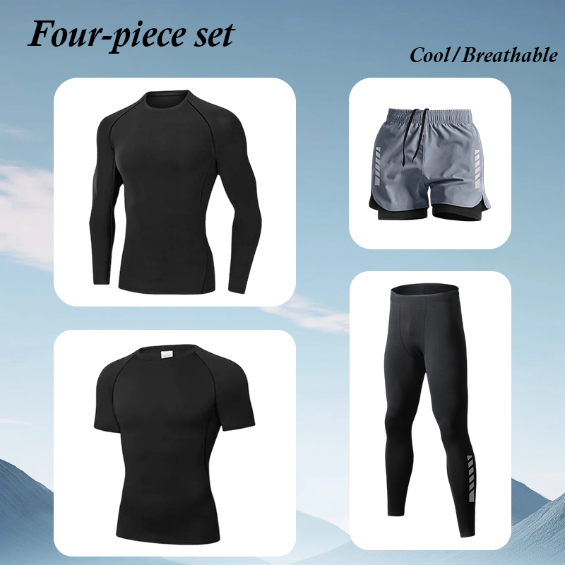ชุดออกกำลังกายผู้ชายแฟชั่นทันส - Running Gear Long Sleeve บทวิจารณ์และราคา