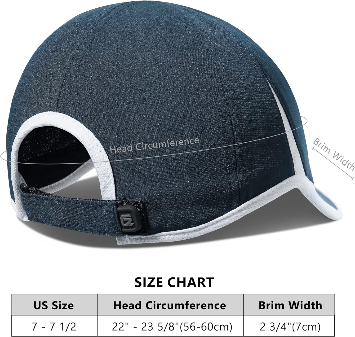 GADIEMKENSD หมวกวิ่งผ้ายืดได้  - Running Cap Mesh บทวิจารณ์และราคา