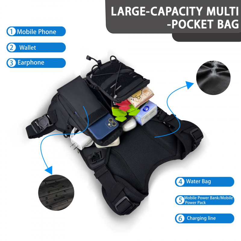 กระเป๋าคาดอกแบบยุทธวิธีรุ่นใหม - Running Gear Sale บทวิจารณ์และราคา